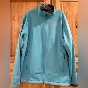 The North Face Windstopper Men Aqua Outdoor Layer Streetwear, Versatile Jacket